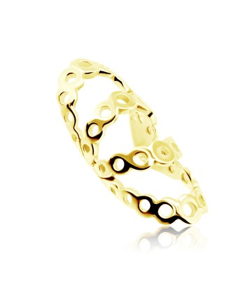 Gold Plated Full Finger Ring Ear Cuff EC-508-GP